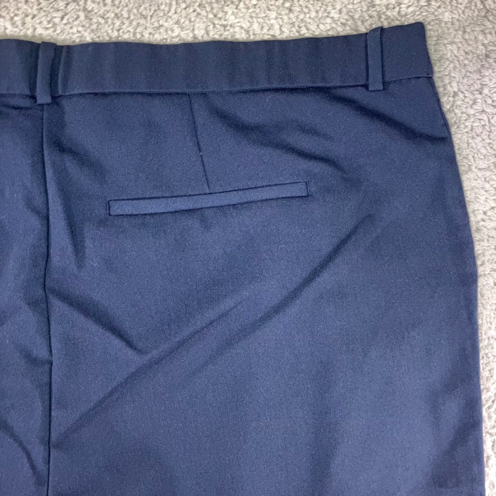 Abercrombie & Fitch Sloane Tailored Pant Women 37 Regular Navy Ultra High Wide - Picture 11 of 11